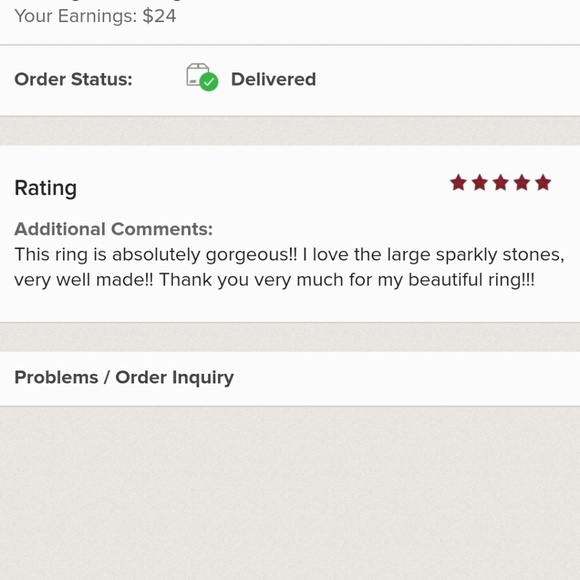 18k Eternity Swarovski diamond ring - Picture 7 of 10